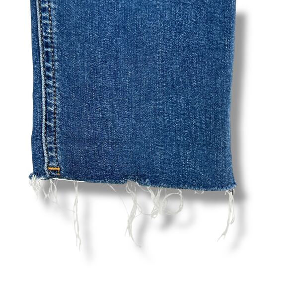 Rag & Bone Cate Mid Rise Ankle Skinny Jeans Womens Sz 30 Distressed Frayed Hem - Picture 3 of 8